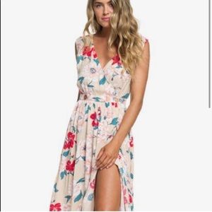 Roxy maxi wrap dress